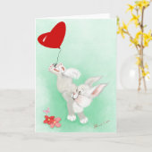 De Wenskaarten van de Dieren van het baby Kaart (Gele Bloem)