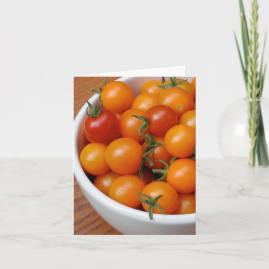 De wenskaarten van de Foto van de Tomaten van de Kaart (Voorkant)