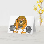 De Wenskaarten van de Gewichten van Lifing van de Kaart (Gele Bloem)