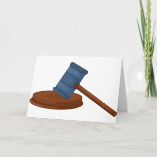 De Wenskaarten van de Hamer van rechters Kaart