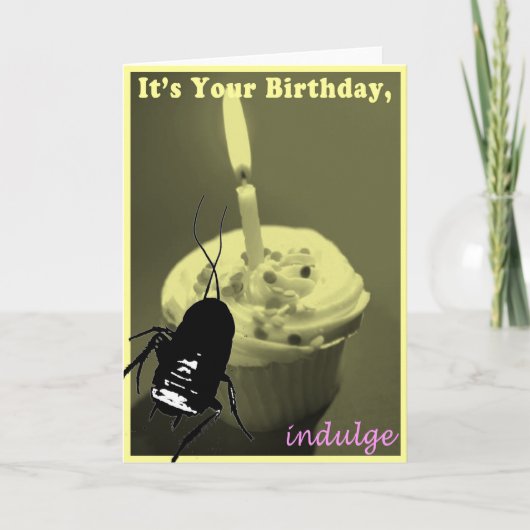 De Wenskaarten van de kakkerlak Kaart (Voorkant)