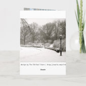 De Wenskaarten van de Kerstboom van het Centrum Feestdagen Kaart (Achterkant)