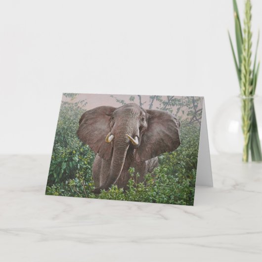 De Wenskaarten van de Kunst van het Wild van Kaart (Voorkant)
