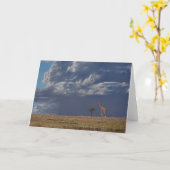 De Wenskaarten van de Kunst van het Wild van Kaart (Gele Bloem)