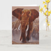 De Wenskaarten van de Kunst van het Wild van Kaart (Gele Bloem)