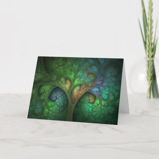 De Wenskaarten van de lente "van de Boom" Kaart (Voorkant)