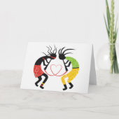 De Wenskaarten van de Liefde van Kokopelli Kaart (Achterkant)