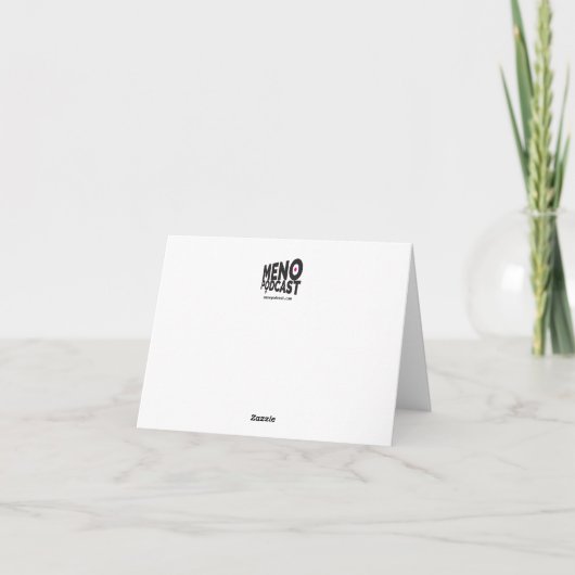 De Wenskaarten van de overgang! Grappig - Paars Kaart (Achterkant)