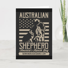 De wenskaarten van de V.S. Aussie Kaart