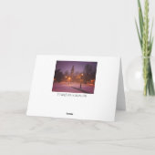 De Wenskaarten van de Vakantie van de Stoep van de Feestdagen Kaart (Achterkant)