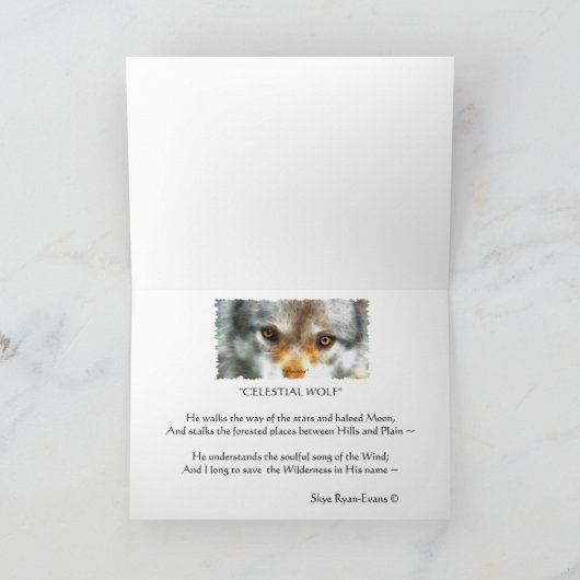 De Wenskaarten van de Verdediger van het Wild van Kaart (Binnen)