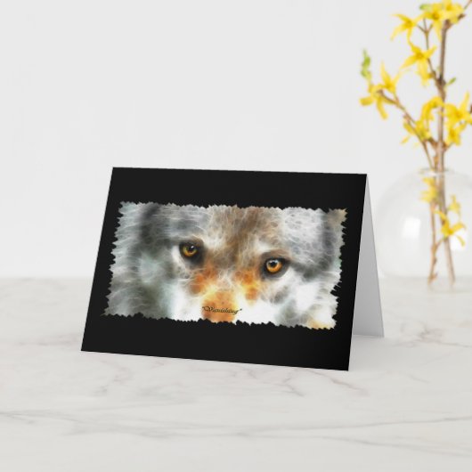 De Wenskaarten van de Verdediger van het Wild van Kaart (Gele Bloem)