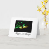 De Wenskaarten van de verjaardag Kaart (Gele Bloem)