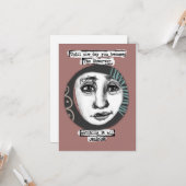 De Wenskaarten van de waarnemer Kaart (Voorkant / Achterkant in situ)