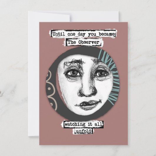 De Wenskaarten van de waarnemer Kaart (Voorkant)