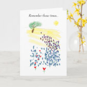 De Wenskaarten van het Geheugen van de hemel Kaart (Gele Bloem)