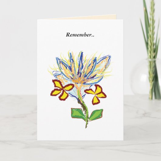 De Wenskaarten van het Geheugen van de hemel Kaart (Voorkant)