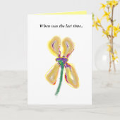 De Wenskaarten van het Geheugen van de hemel Kaart (Gele Bloem)