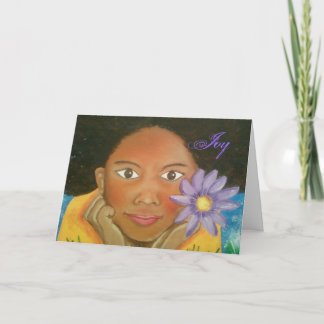 De Wenskaarten van het Meisje van de vreugde Kaart