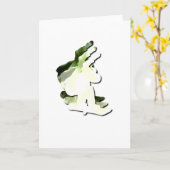 De Wenskaarten van het Ontwerp van Snowboarding Kaart (Gele Bloem)