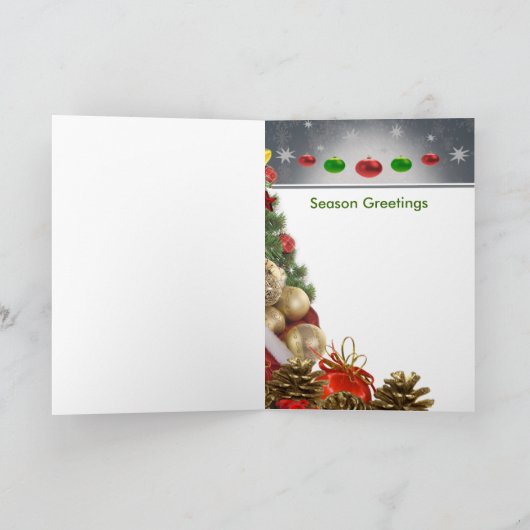 De Wenskaarten van het Seizoen van het "puppy" van Feestdagen Kaart (Binnen)