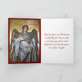 De Wenskaarten van Kerstmis Feestdagen Kaart (Binnen)