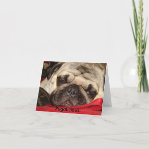 De wenskaarten van Pugalicious Kaart