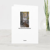 de wenskaarten van sneeuwdagen kaart (Achterkant)