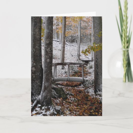 de wenskaarten van sneeuwdagen kaart (Voorkant)