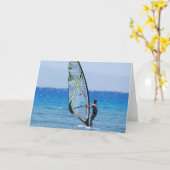 De Wenskaarten van Windsurf Kaart (Gele Bloem)