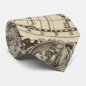 De wereld 1628 stropdas (Opgerold)