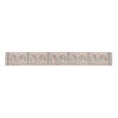 De wereld 1860 - oostelijke en Westerne hersenhelf Grosgrain Lint (Voorkant)