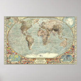 De wereld - 1914 poster