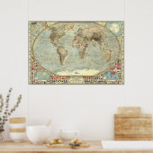 De wereld - 1938 poster (Keuken)