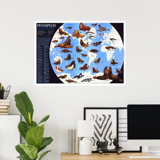 " De wereld: 1987, gespeend rond de wereld ... Poster (Thuiskantoor)