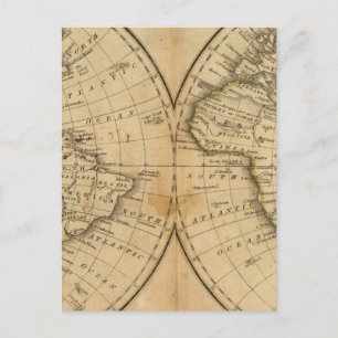 De wereld 2 briefkaart
