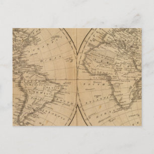 De wereld 2 briefkaart
