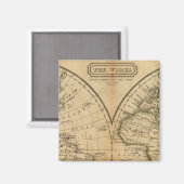 De wereld 2 magneet (Voorkant / Achterkant)