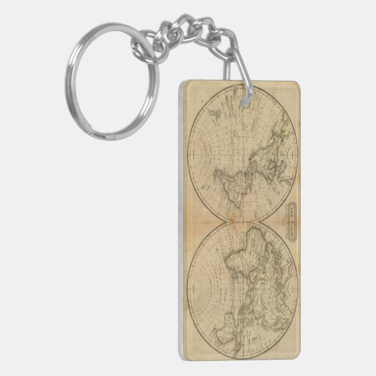 De wereld 2 sleutelhanger (Voorkant Links)