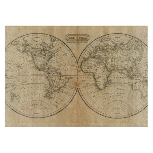 De wereld 2 snijplank (Voorkant)