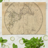 De wereld 2 theedoek (Gevouwen)