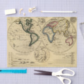 De wereld 3 2 tissuepapier (Craft)