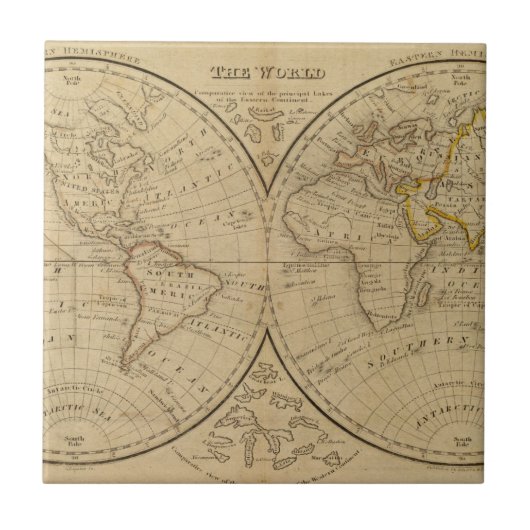 De wereld 3 tegeltje (Voorkant)