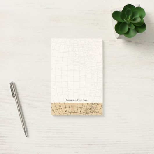 De wereld 4 post-it® notes (Kantoor)