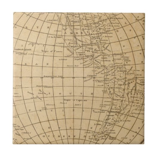 De wereld 4 tegeltje (Voorkant)