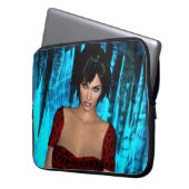 De wereld achter de ogen laptophoes laptop sleeve (Voorkant Links)