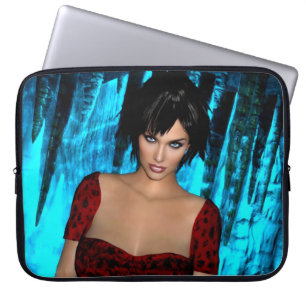 De wereld achter de ogen laptophoes laptop sleeve