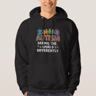 De Wereld Anders Bekijken Autisme Bewustzijn Hoodie