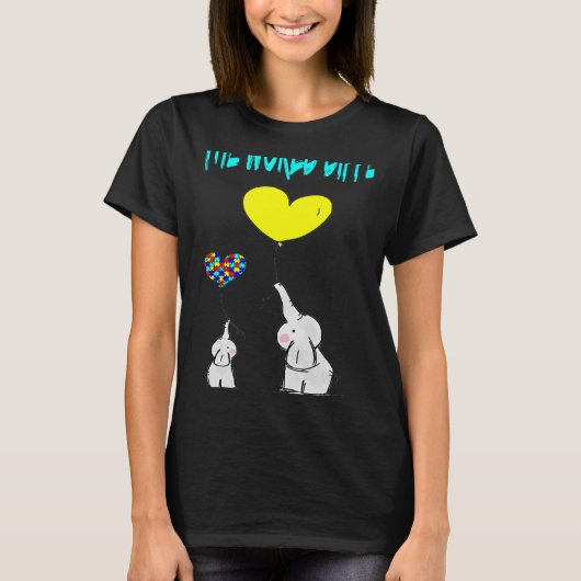 De wereld anders zien autisme t-shirt (Voorkant)