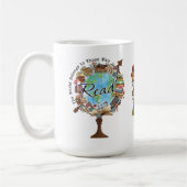 De wereld behoort tot degenen die lezen koffiemok (Links)